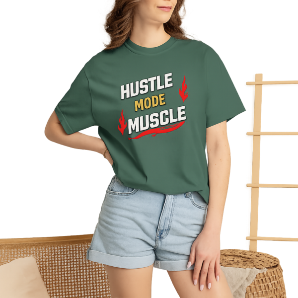 Hustle Mode Muscle T-Shirt | Motivational Gym Tee