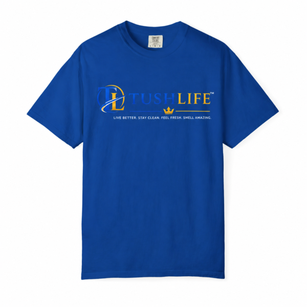 ChatGPT Image 27 abr 2026, 11_47_52 p.m. TUSH LIFE Garment-Dyed Cotton T-Shirt — Broken-In, Soft 6.1 oz Tee