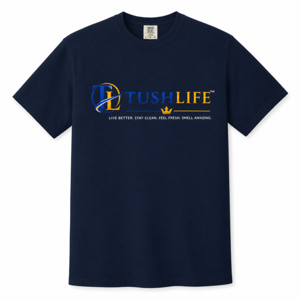 ChatGPT Image 27 abr 2026, 11_48_10 p.m. TUSH LIFE Garment-Dyed Cotton T-Shirt — Broken-In, Soft 6.1 oz Tee