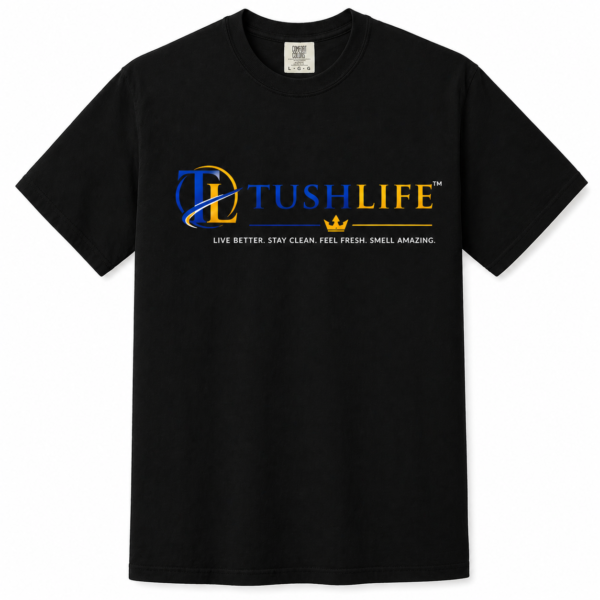 ChatGPT Image 27 abr 2026, 11_48_45 p.m. TUSH LIFE Garment-Dyed Cotton T-Shirt — Broken-In, Soft 6.1 oz Tee