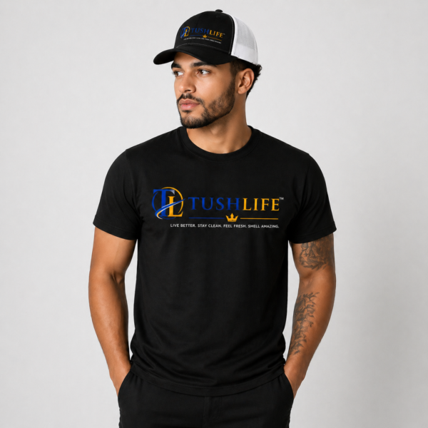 ChatGPT Image 27 abr 2026, 11_58_19 p.m. TUSH LIFE Garment-Dyed Cotton T-Shirt — Broken-In, Soft 6.1 oz Tee