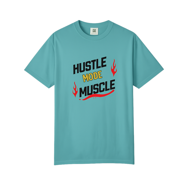 Hustle Mode Muscle T-Shirt | Motivational Gym Tee