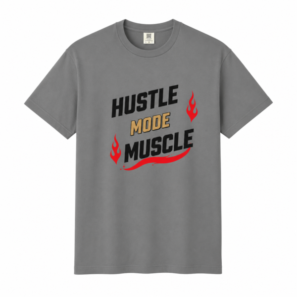 Hustle Mode Muscle T-Shirt | Motivational Gym Tee