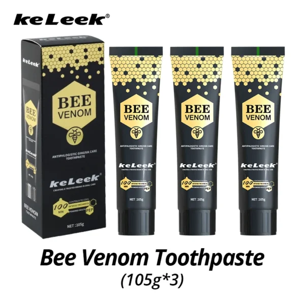 Bee Venom Toothpaste (3 Pack) – Deep Clean, Gum Care & Fresh Breath