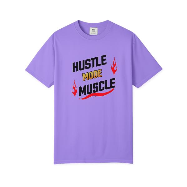 Hustle Mode Muscle T-Shirt | Motivational Gym Tee