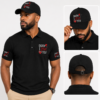 Daddy I Love You Embroidered Polo Shirt