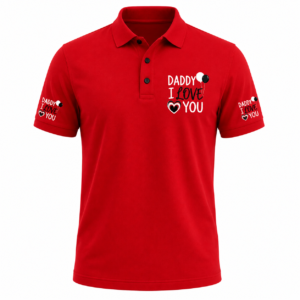 ChatGPT Image 14 may 2026, 08_12_27 p.m. Daddy I Love You Embroidered Polo Shirt