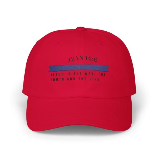 John 14:6 Scripture Ribbon Dad Cap | Jesus is The Way, Truth and Life
