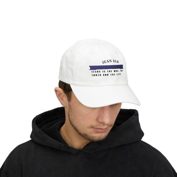 John 14:6 Scripture Ribbon Dad Cap | Jesus is The Way, Truth and Life