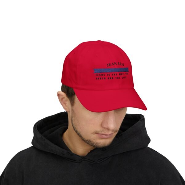 John 14:6 Scripture Ribbon Dad Cap | Jesus is The Way, Truth and Life