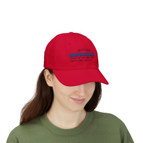 John 14:6 Scripture Ribbon Dad Cap | Jesus is The Way, Truth and Life