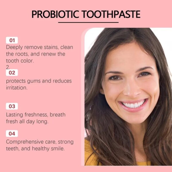 Sb20fa56da2574372a38c754fc26e57ccd Probiotic Toothpaste SP-8 Whitening Tooth Remove Plaque Stains Teeth Whitener Oral Hygiene Clean Fresh Breath Denta 120g New