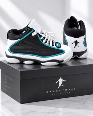 WhatsApp Image 2026-09-29 at 5.40.07 PM Men’s Premium Basketball Sneakers – Black, White & Turquoise Athletic Shoes